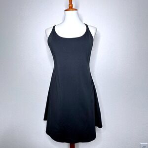 HALARA NWT Softlyzero Backless Active Dress LG Black Easy Peezy Shorts Athletic